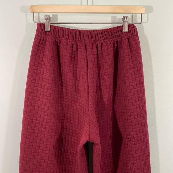 Princess Polly Women's Arabella Dark Red Quilted Pull On Jogger Size US 4 - Picture 6 of 8